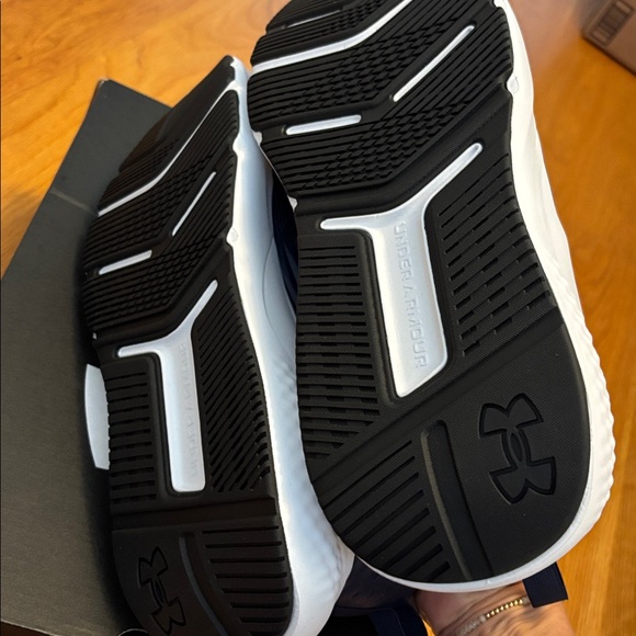 Under Armour UA Charged Commit Sneakers Navy Blue Size 14 - Picture 5 of 5